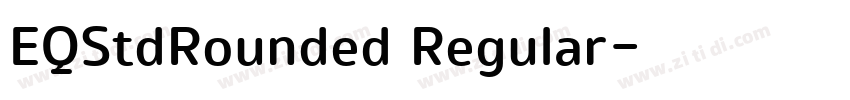 EQStdRounded Regular字体转换